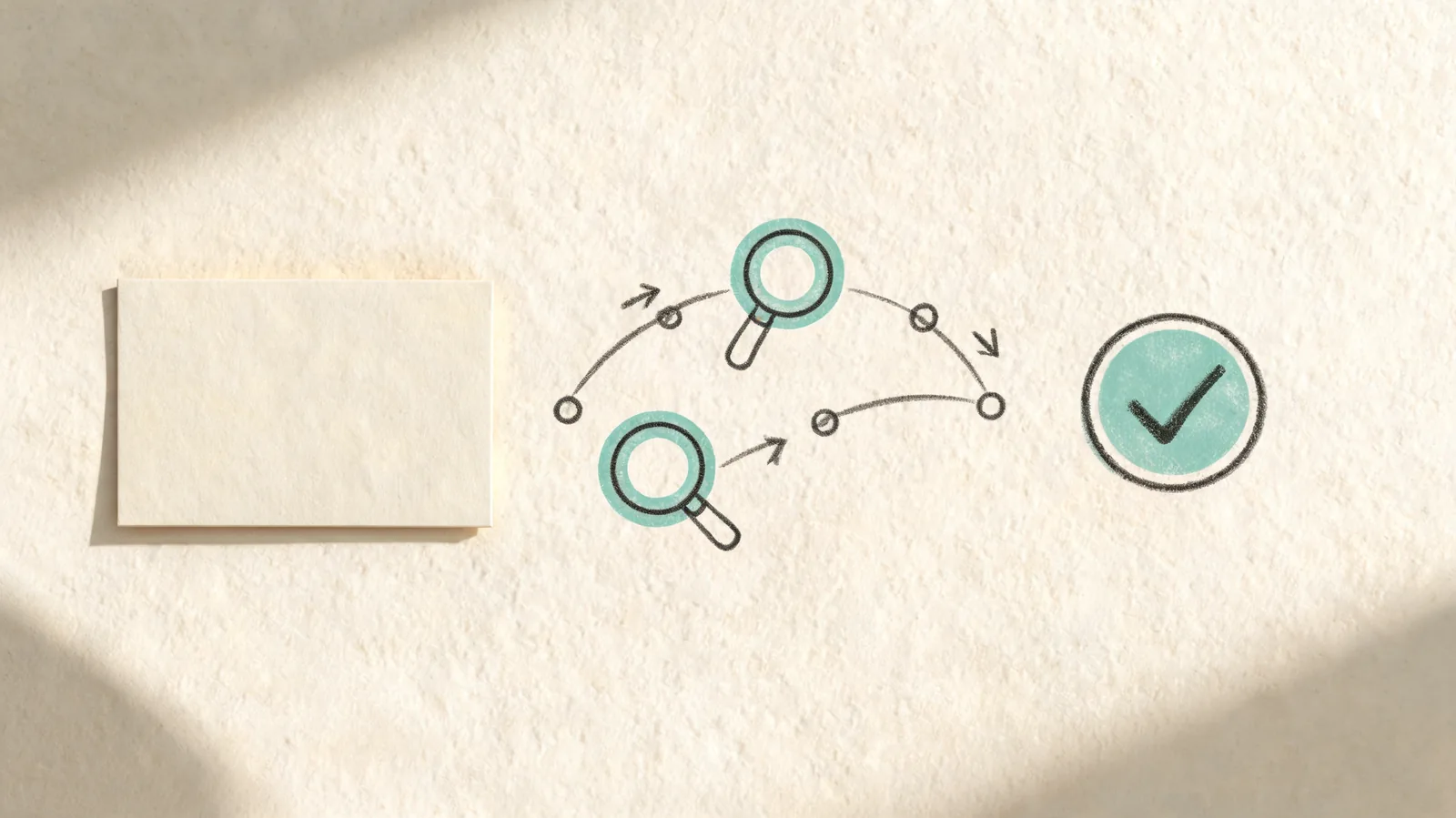 Text-free editorial review board for a short cinematic prompt with a source card, controlled motion path, protected-detail markers, and final-frame token