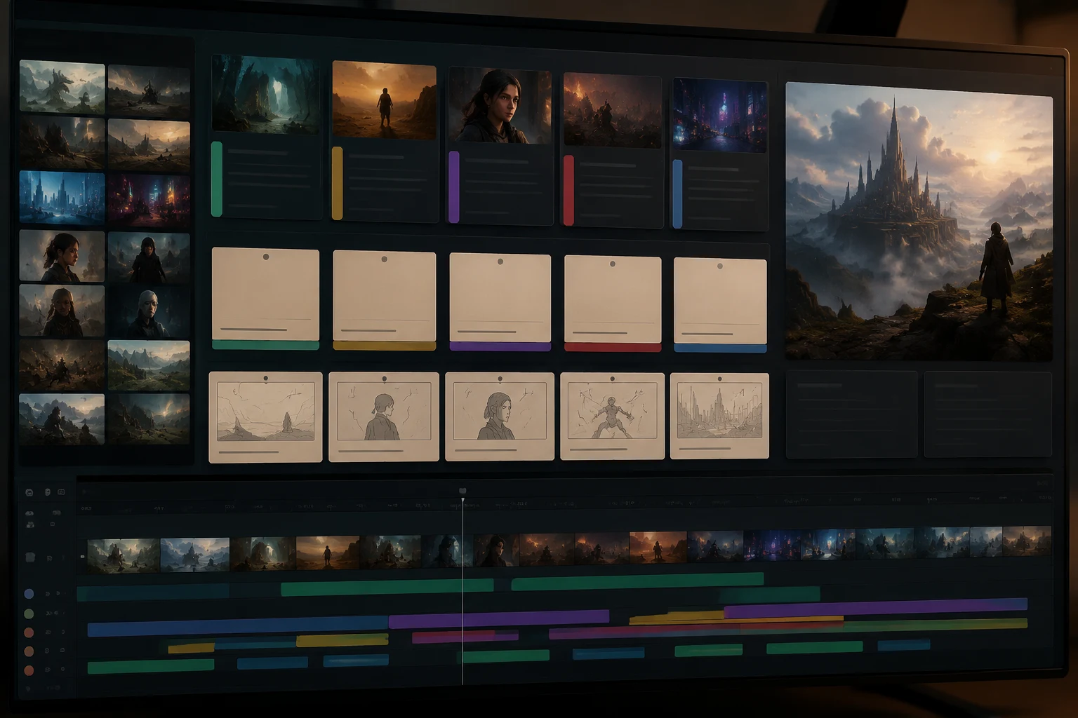 Seedance 2.5 prompt examples hero graphic showing longer scenes, references, local edits, and final frame planning