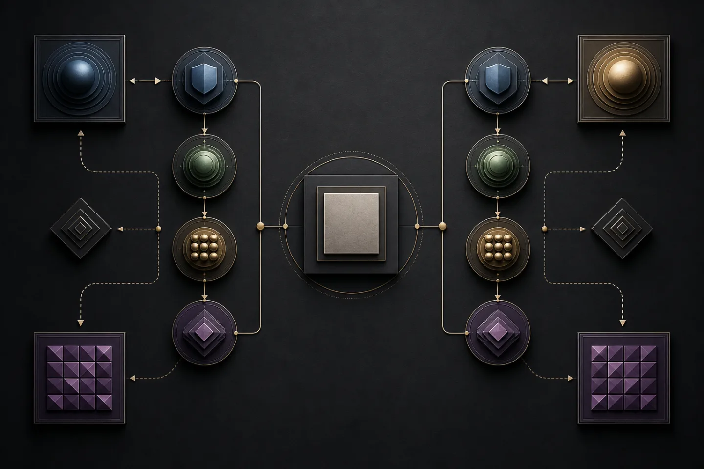 Text-free editorial comparison decision board for two AI video workflow tests, with shared source reference, motion-review frames, and a final edit decision path, no logos or watermark